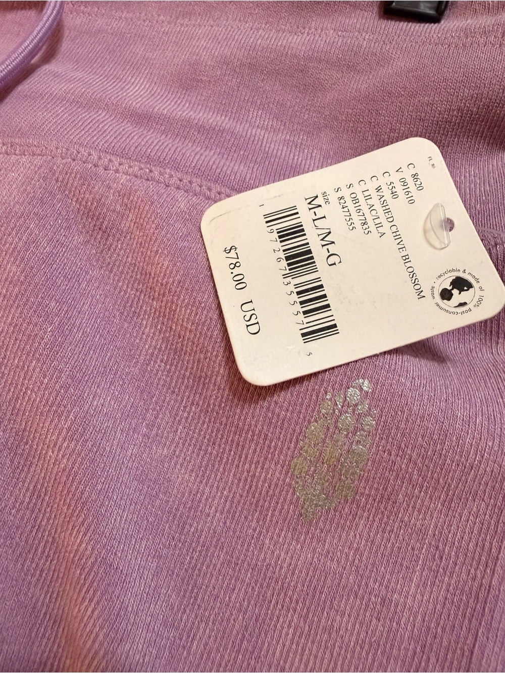NWT FP Movement by Free People Go To Leggings in Washed Chive Blossom Sz M/L - Picture 4 of 4